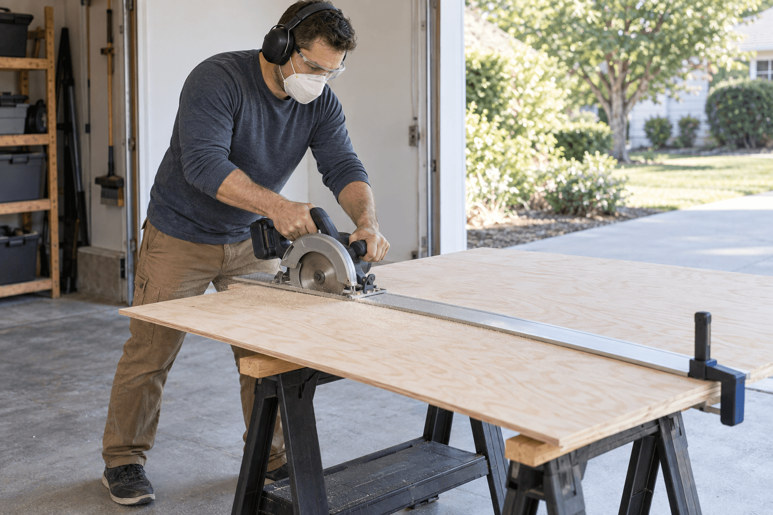 How to Cut Plywood Cleanly With a Circular Saw