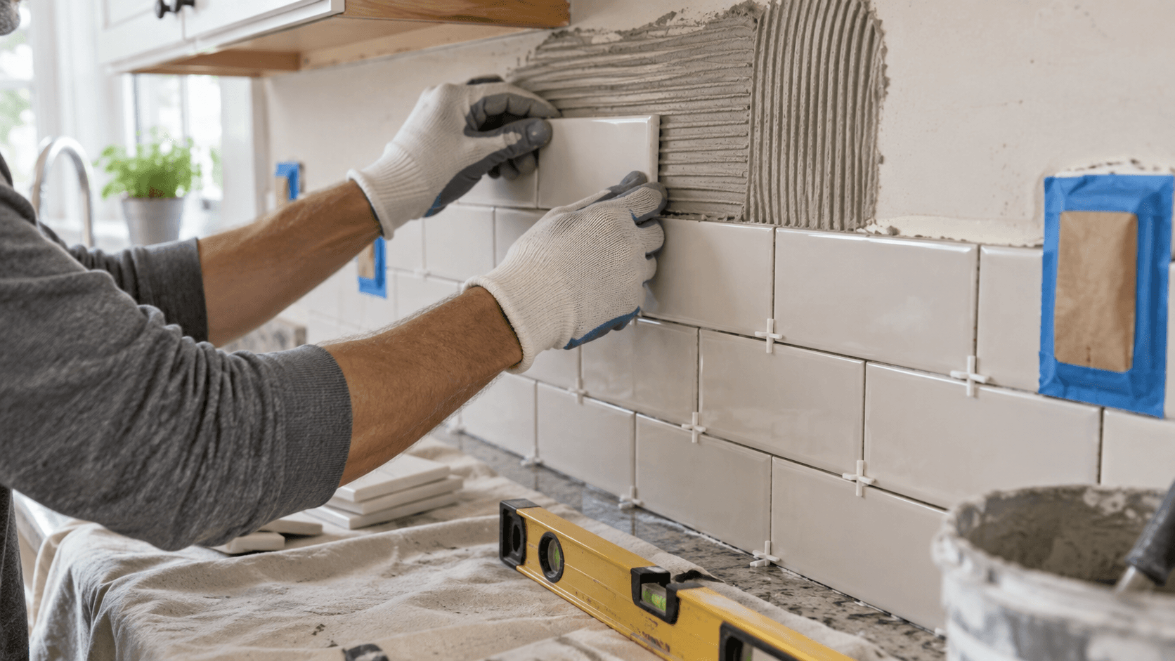 How to Tile a Kitchen Backsplash in 2026