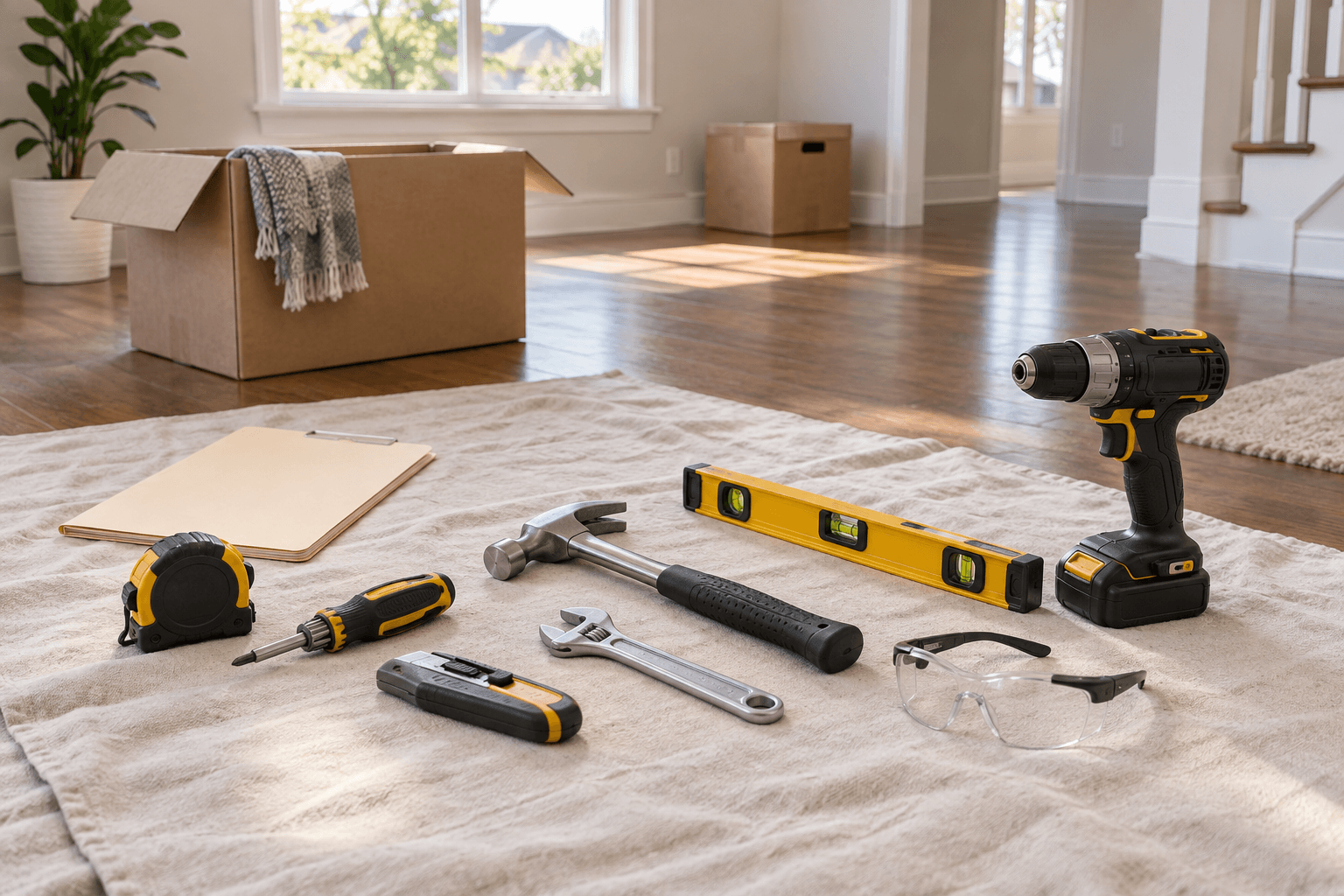 Essential Tools for a New House: A First-Year Plan